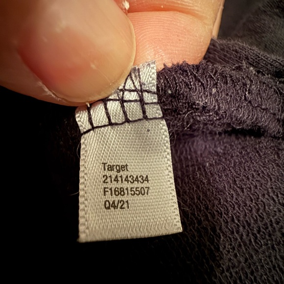 All in motion black marbled French Terry Crewneck sweatshirt Size Large - Picture 8 of 9